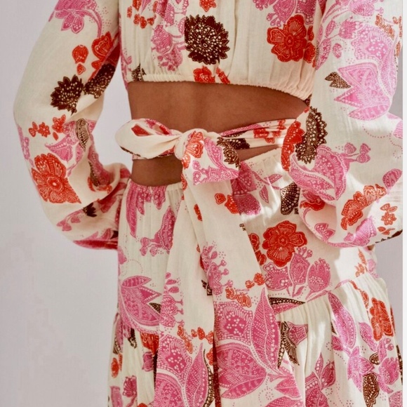 ME+EM Bali print cheesecloth maxi dress - Picture 4 of 10